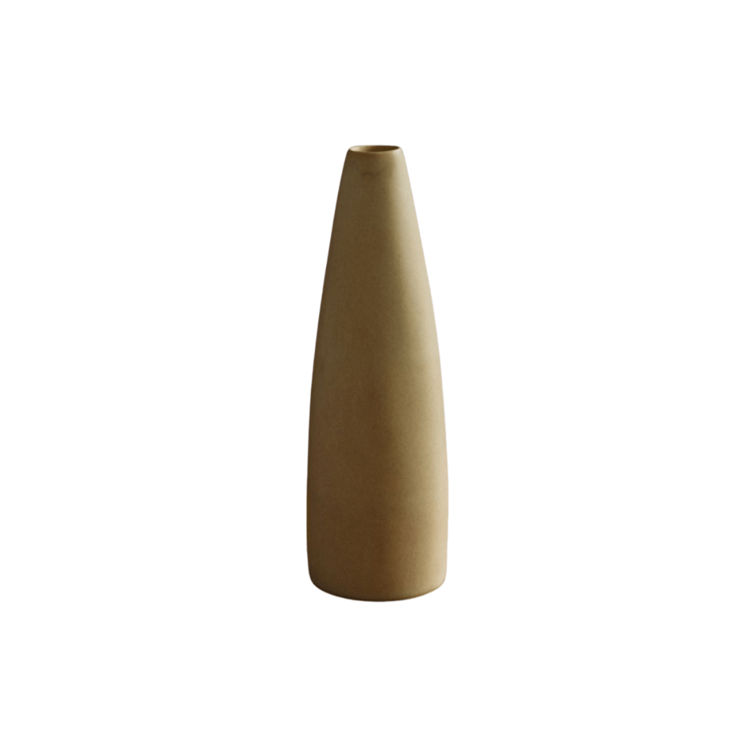 Yukina Omori Tall Vase (Light Beige / Dark Beige)