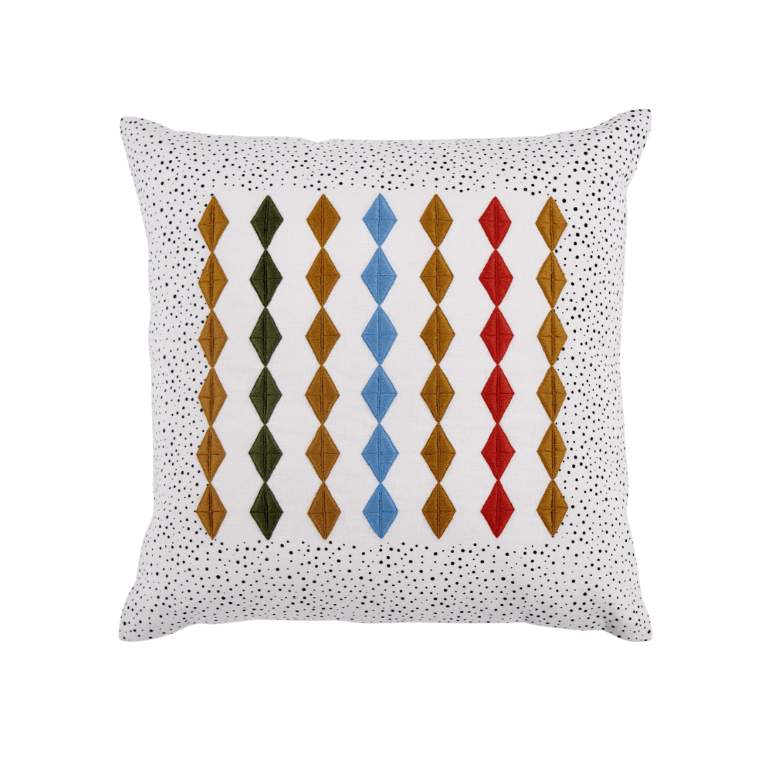 Diamonds Cushion Cover - Brown