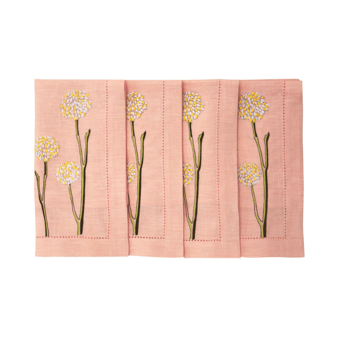 Embroidered Table Linen - Table Napkin (Set of 4)