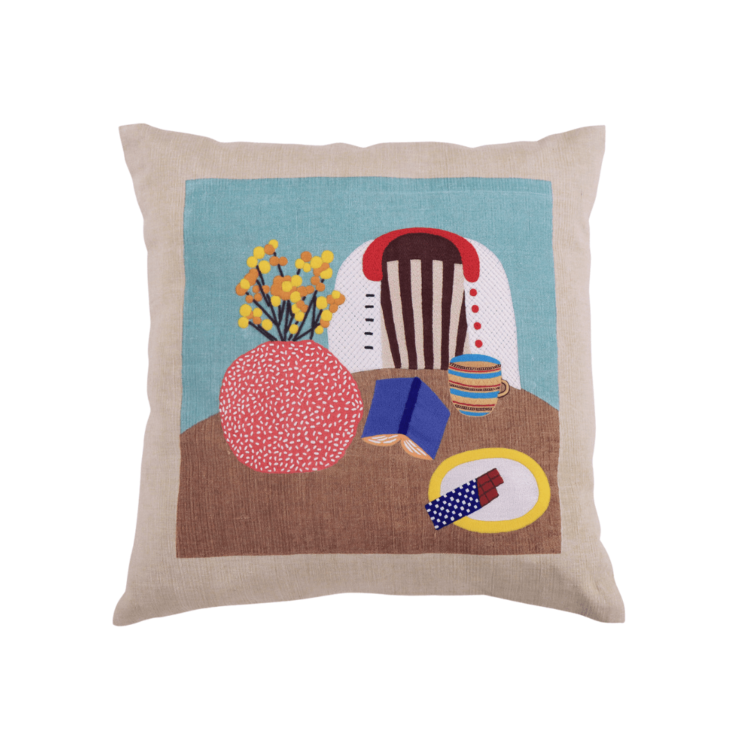 Still Life Cushion Cover - Table