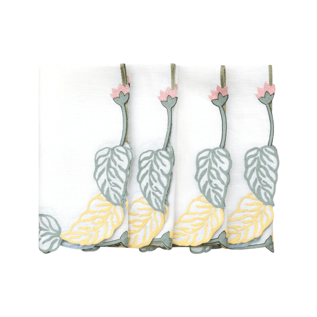 Embroidered Table Linen - Table Napkin (Set of 4)