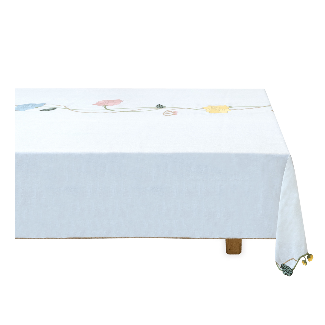 Embroidered Tablecloths - Floral (Set of 4)