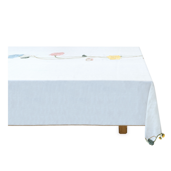 Embroidered Tablecloths - Floral (Set of 4)