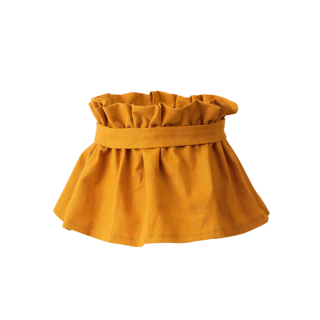 Lampshade Flirty Skirt Peter Plain Turmeric with Tie