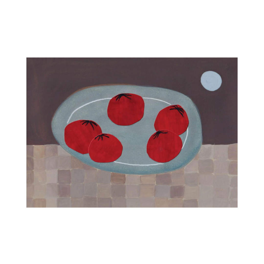 Tomato Salad Cutout Print