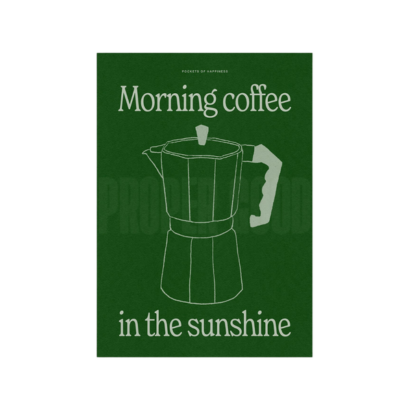 Morning Coffee Print