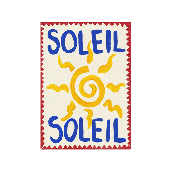 Soleil Hand Painted Print
