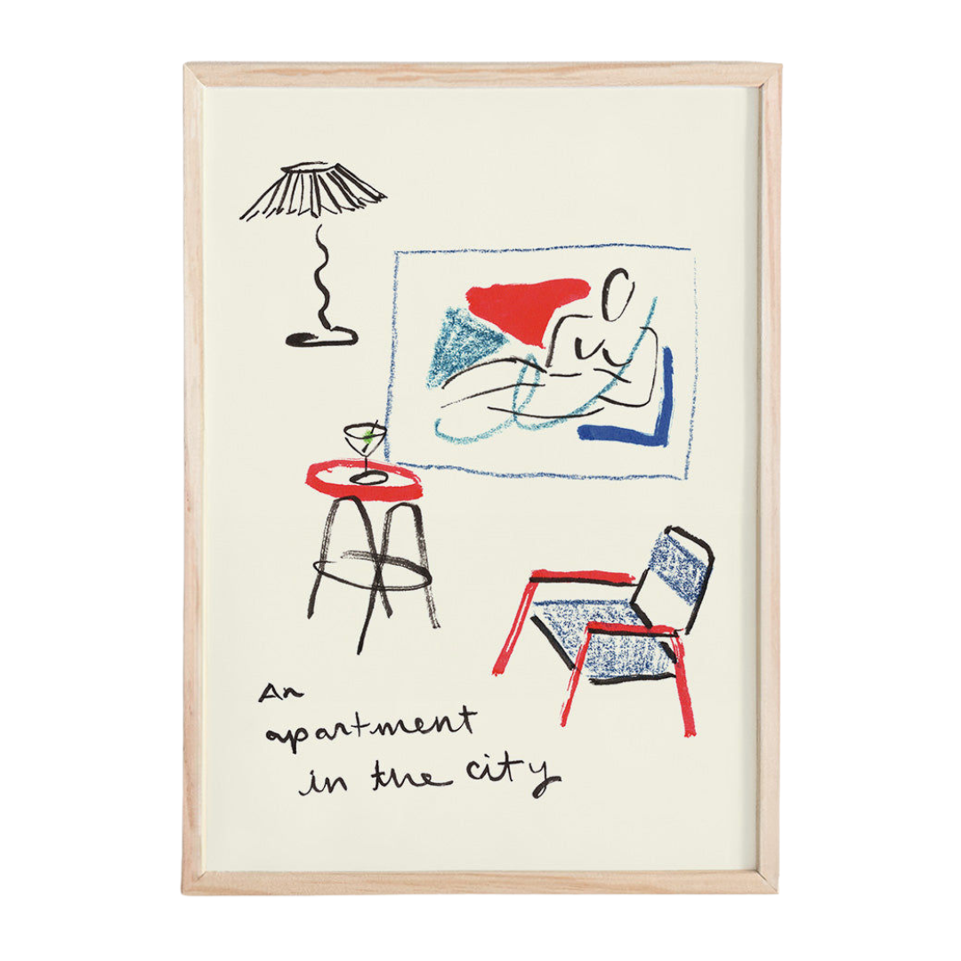 “An Apartment in the City” Mini Art Print