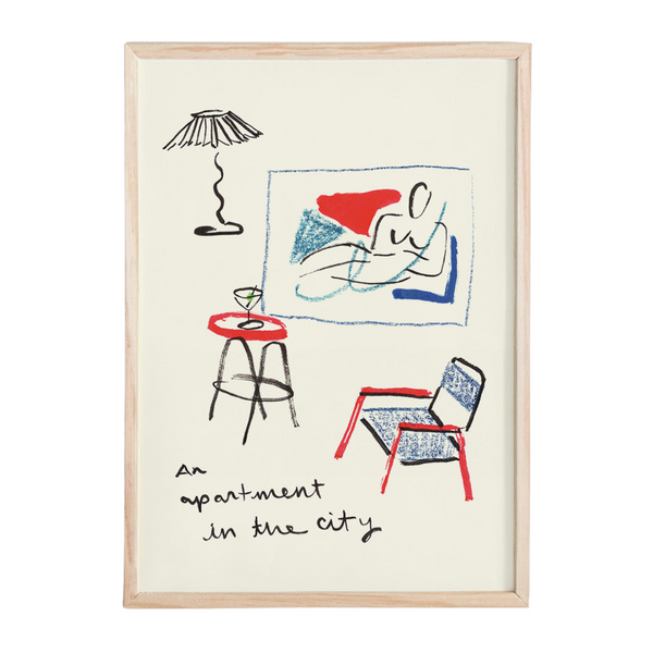 “An Apartment in the City” Mini Art Print