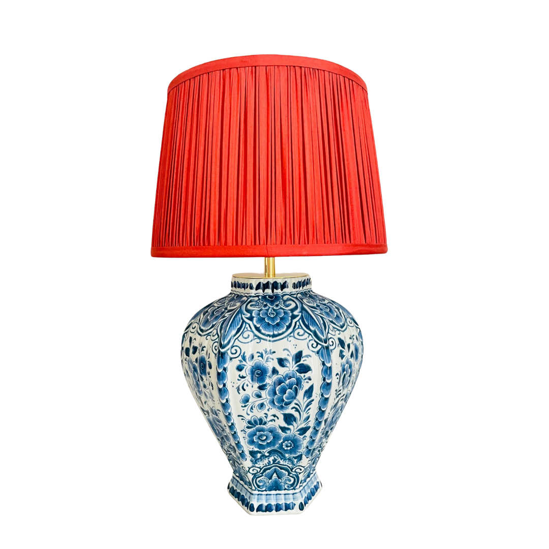Antique Delft Lamp