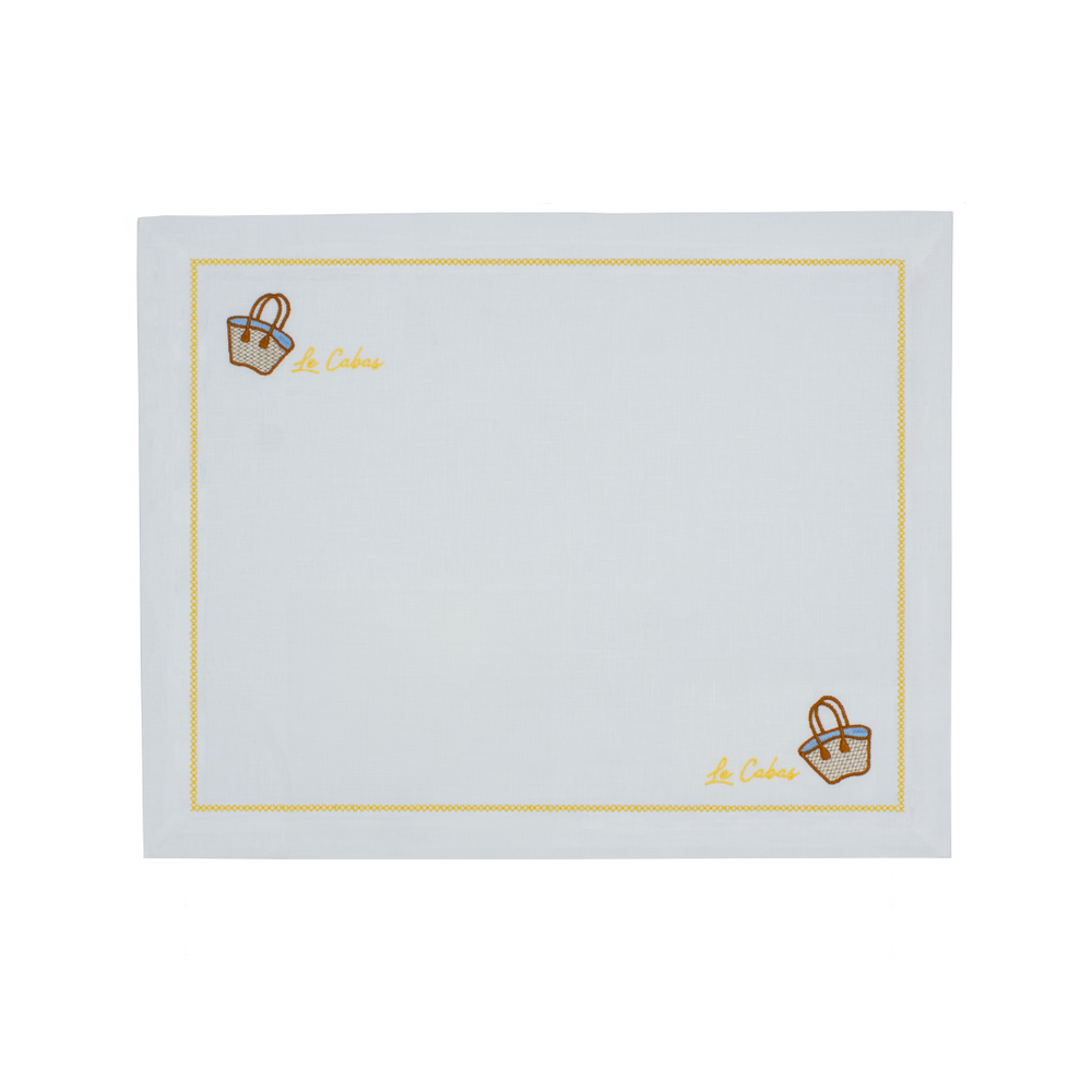 Linen Placemat "Le Cabas"