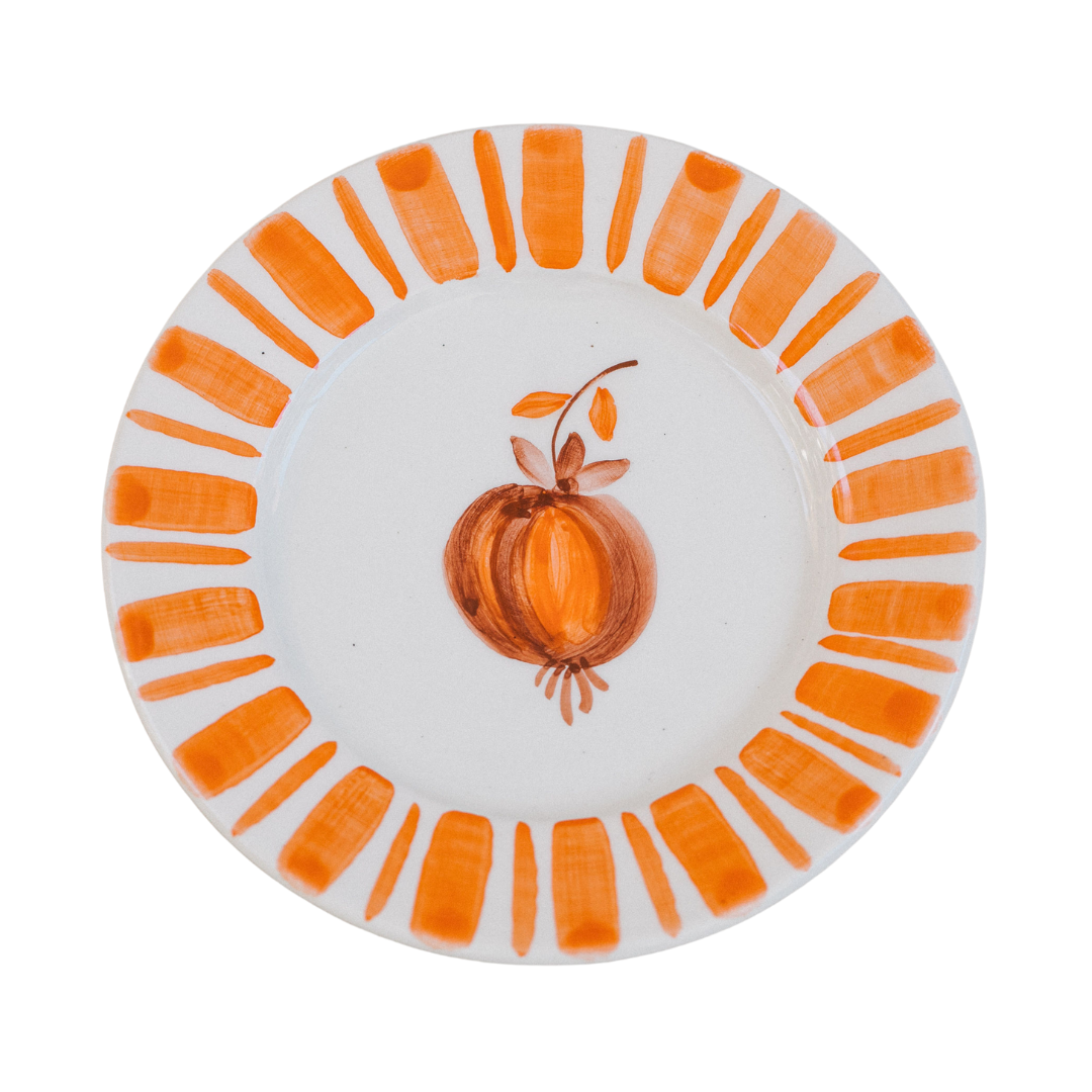 Orange Serving Plate – The Portuguese Chitas
