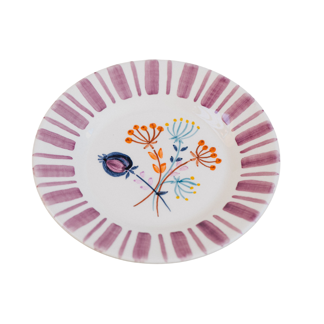 Lilac Dessert  Plate – The Portuguese Chitas