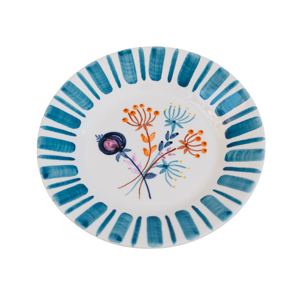 Blue Dessert Plate – The Portuguese Chitas