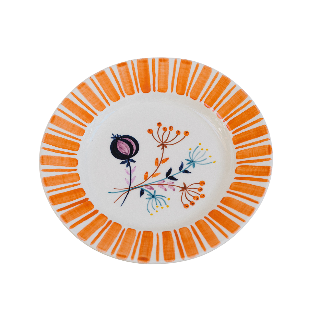 Orange Dinner Plate – The Portuguese Chitas