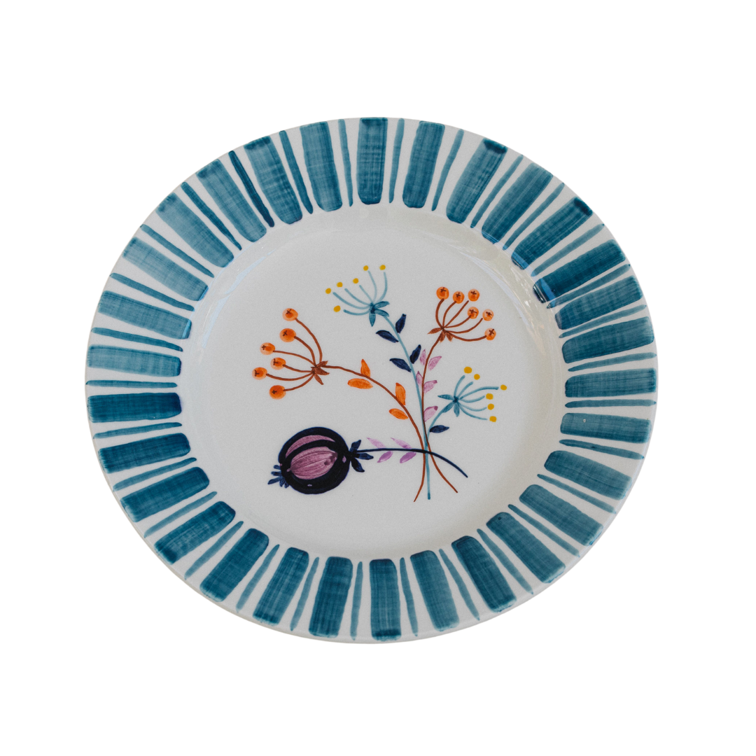 Blue Dinner Plate – The Portuguese Chitas