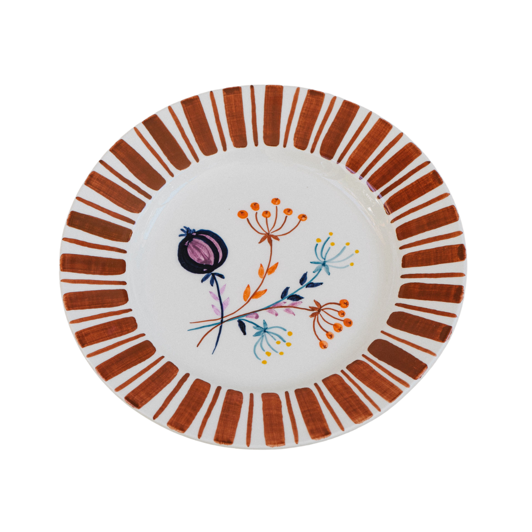 Brown Dinner Plate – The Portuguese Chitas