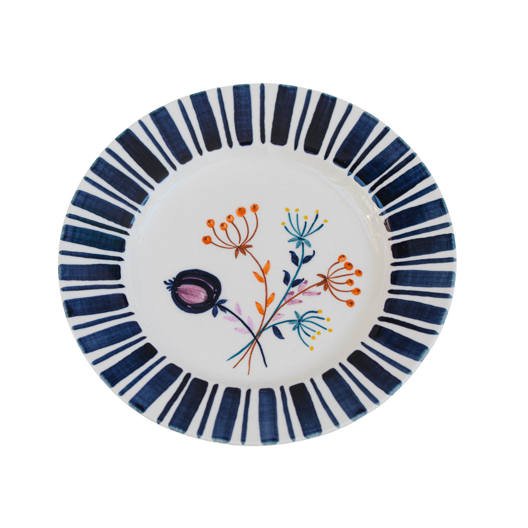 Deep Blue Dinner Plate – The Portuguese Chitas
