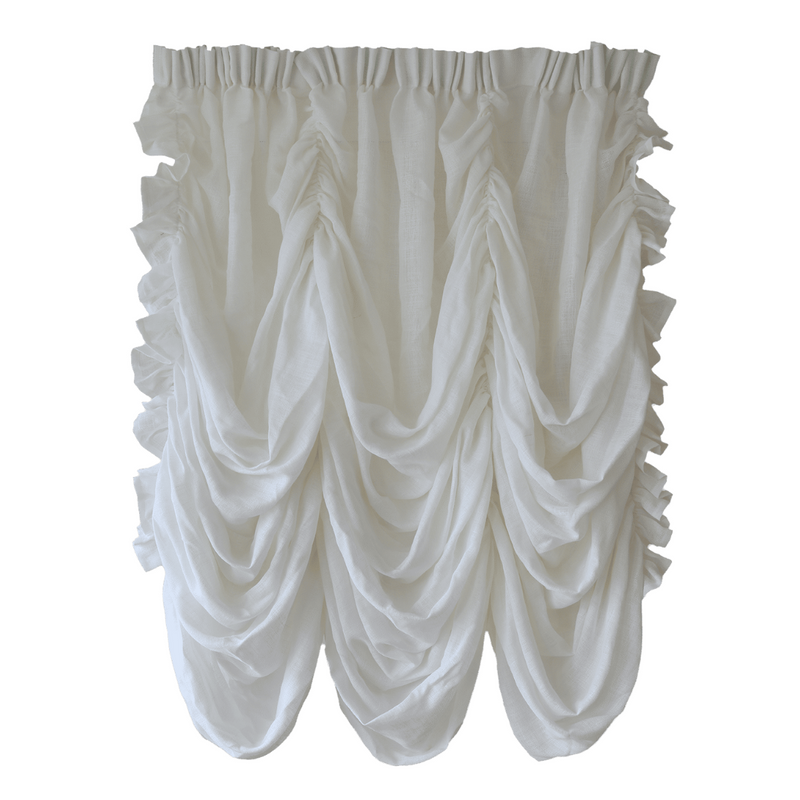 Draped Linen Curtain