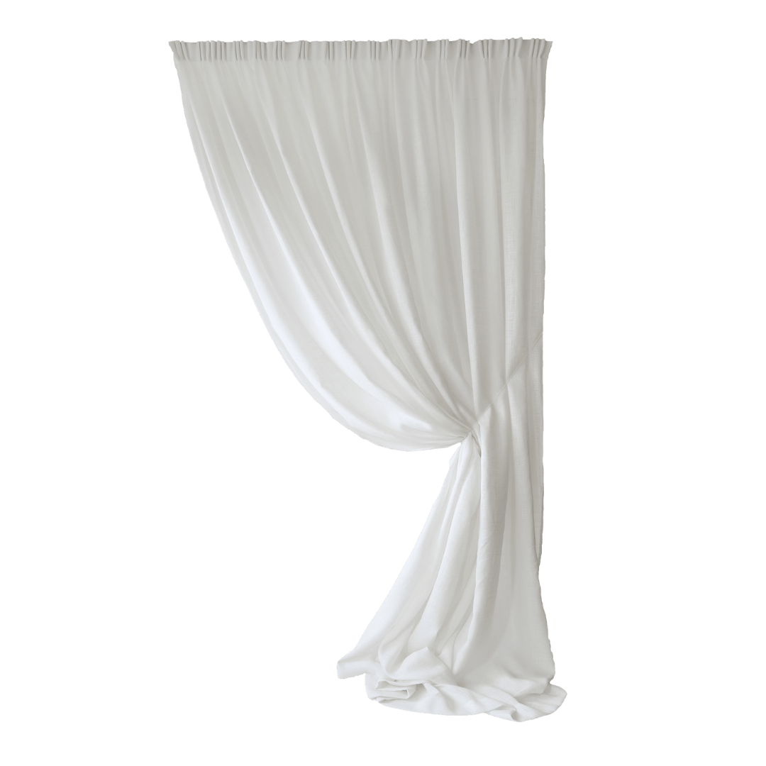 Curtain Ellie White