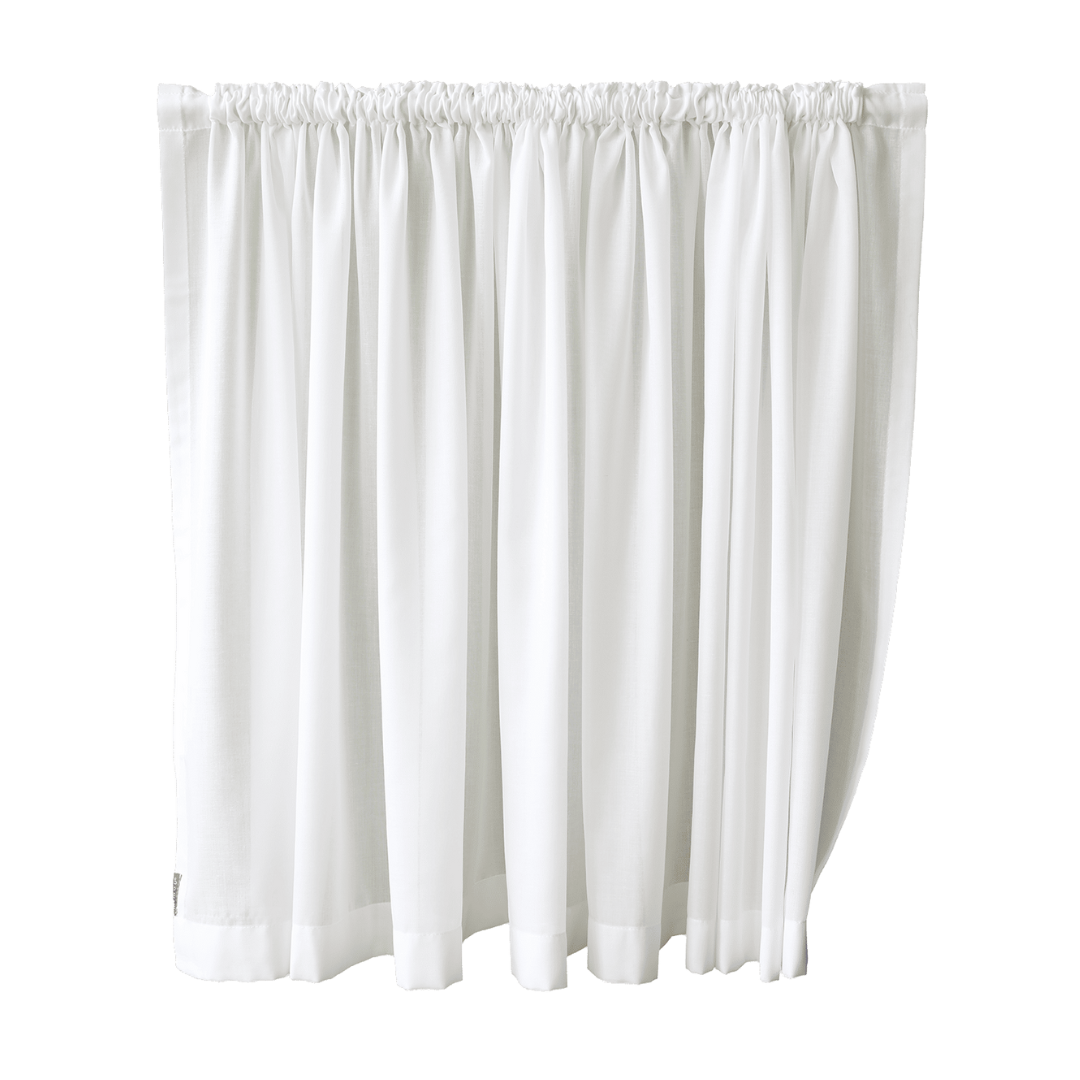 Café Curtain Grace Voile White