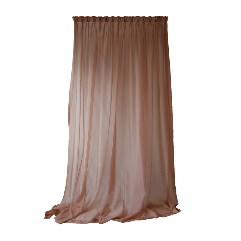 Curtain Hotel Sheer Soft Rouge