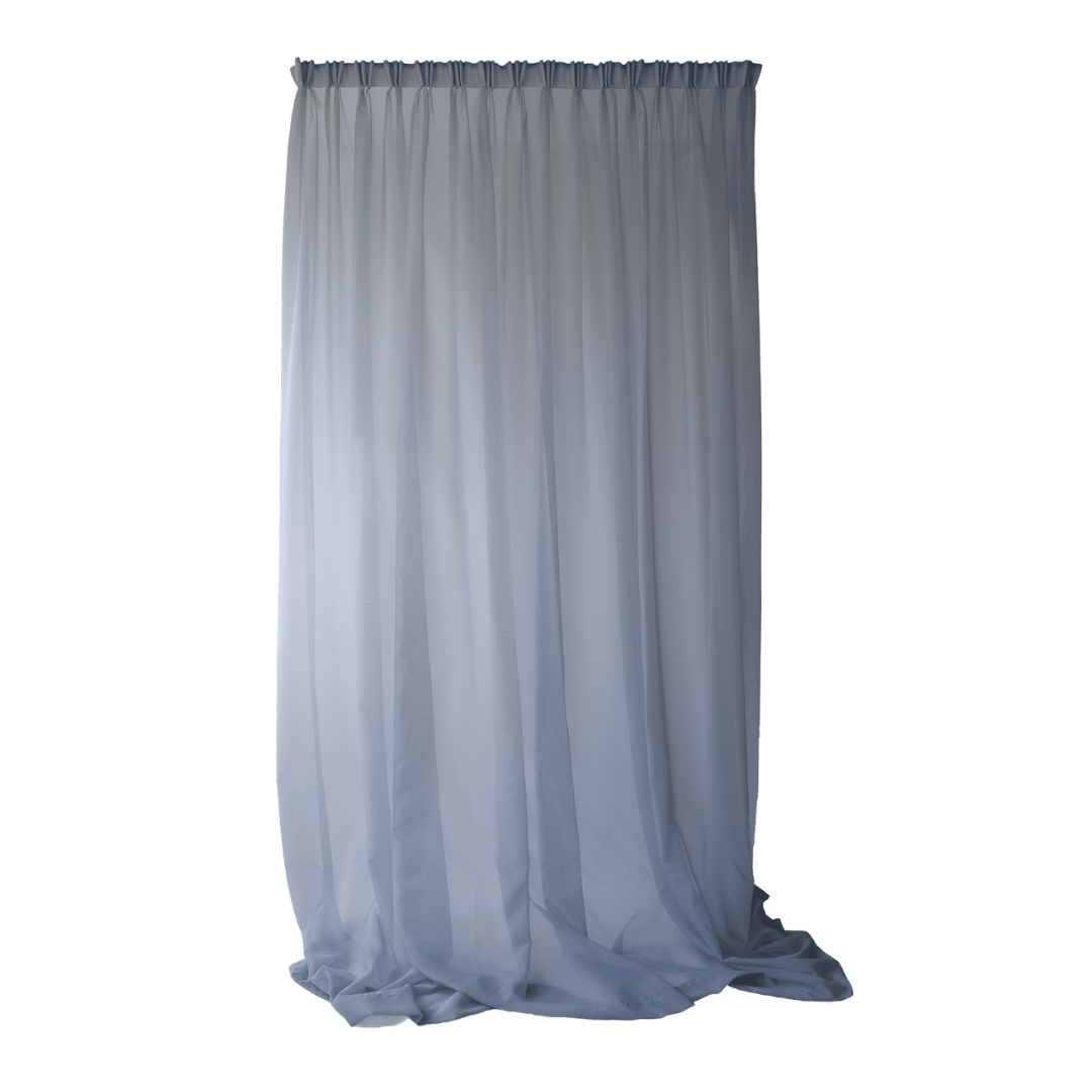 Curtain Hotel Sheer Light Blue