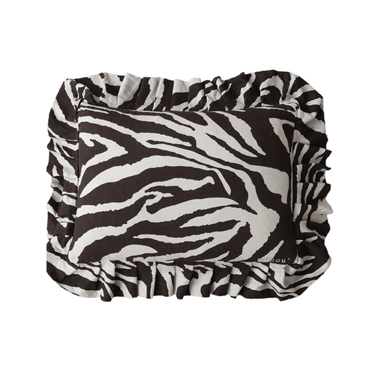 Frill Cushion Zebra