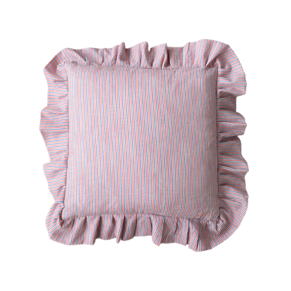 Frill Cushion Shirt Pink/Blue