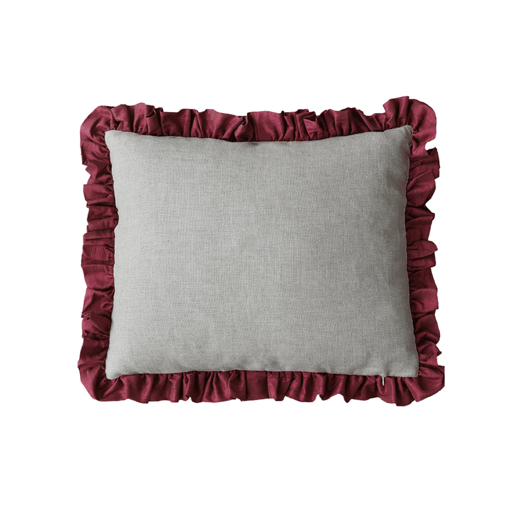 Ruffle Silk Cushion Blossom
