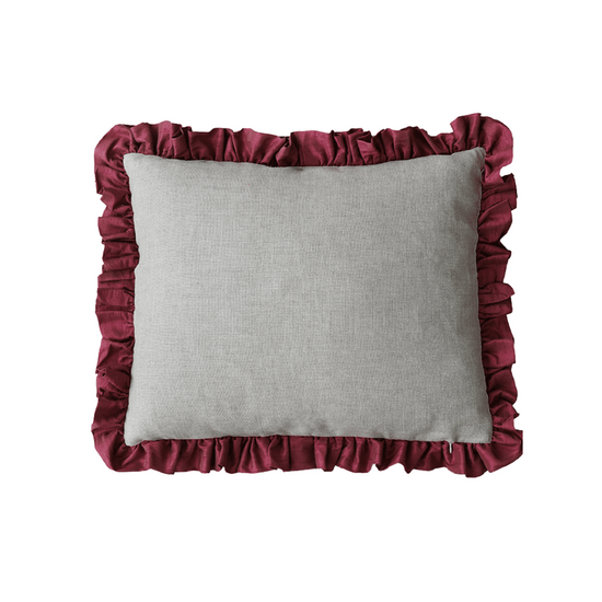 Ruffle Silk Cushion Blossom