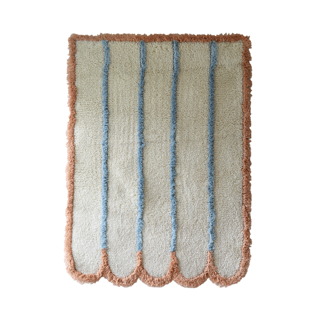 Rug Object Stripe Blue