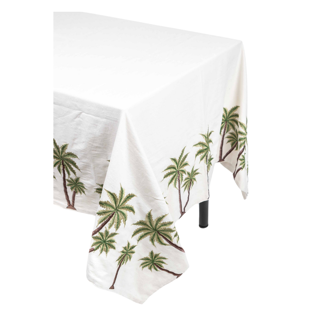 Embroidered Cotton Tablecloth - Style #19