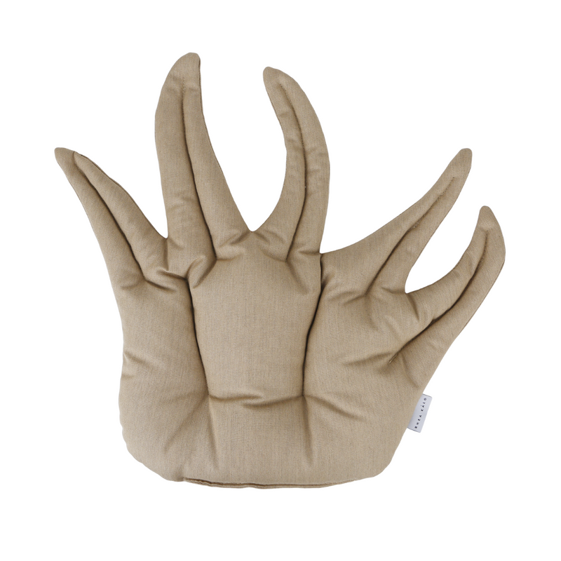 Beige Plant Outdoor Cushion