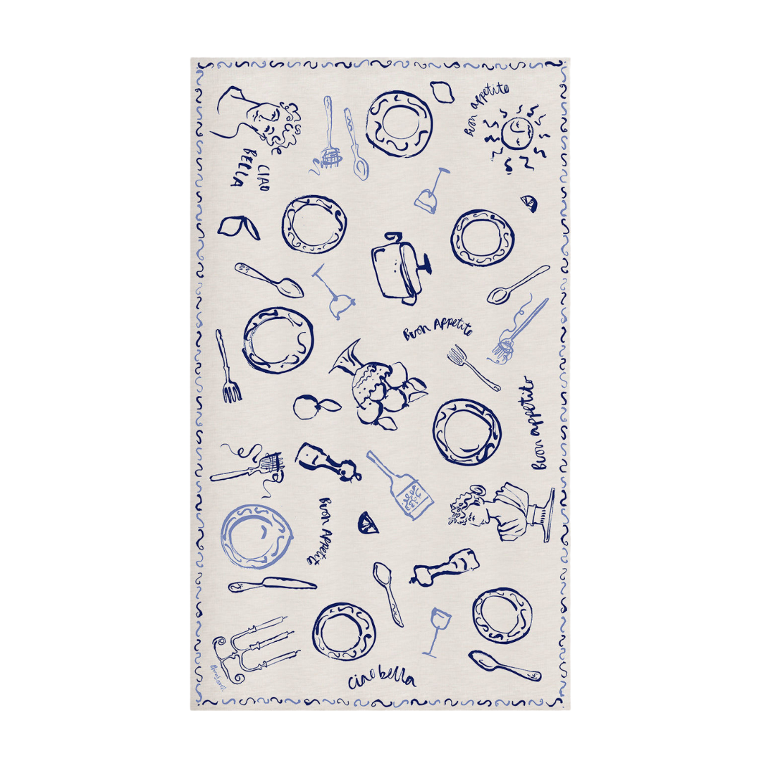 Ciao Bella Linen Tablecloth