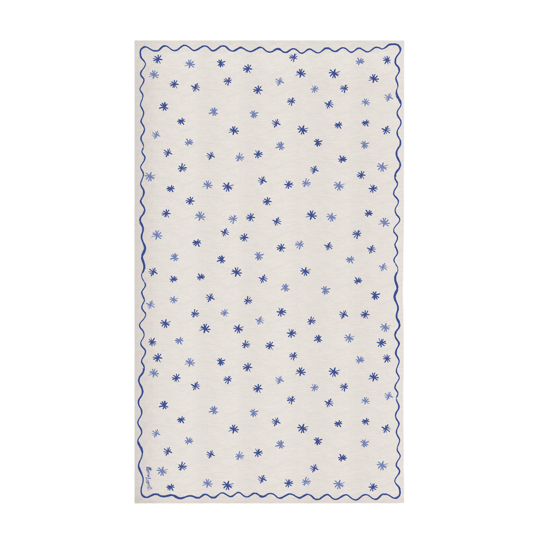 Stars & Squiggles Linen Tablecloth