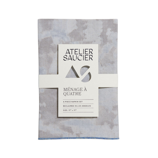 Blue Sky Linen Napkins | Set of 4