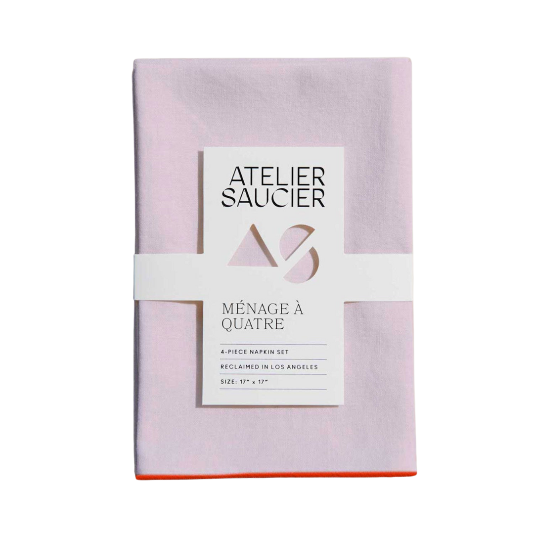 Blush Linen Orange Napkins | Set of 4