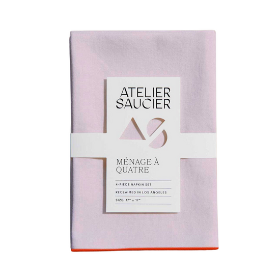Blush Linen Orange Napkins | Set of 4
