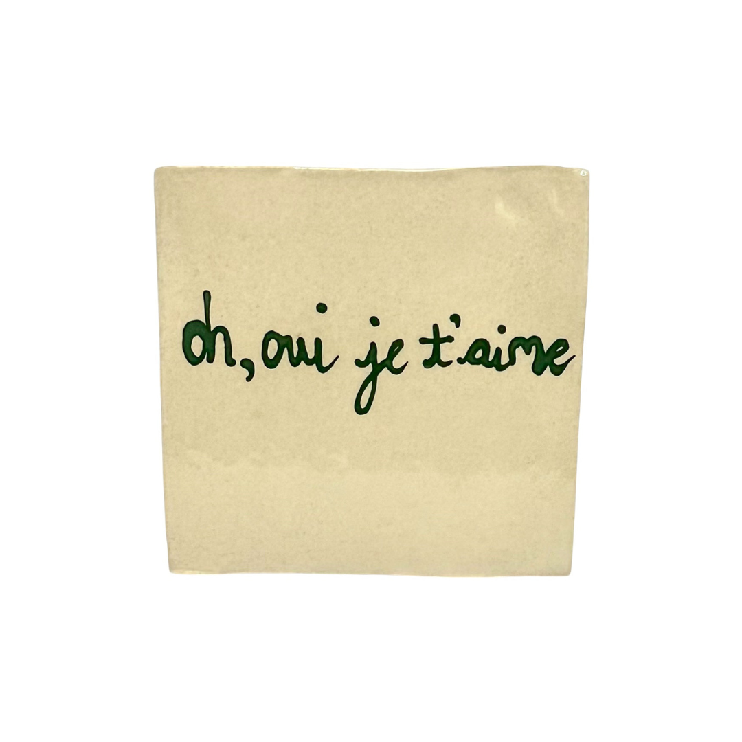 Oui Je T’aime Coaster