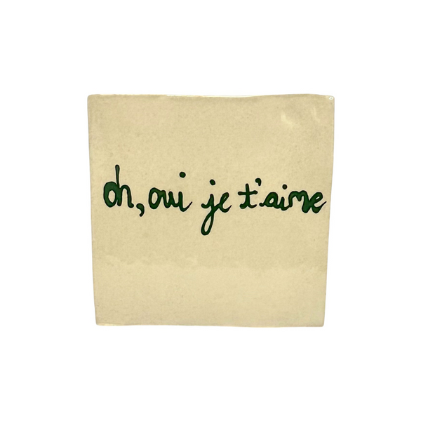 Oui Je T’aime Coaster