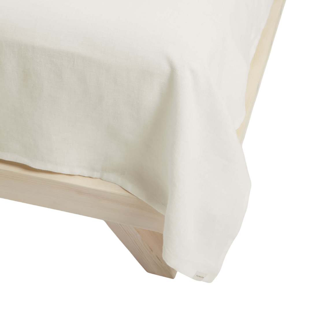 Linen Flat Sheet - Classic Cream