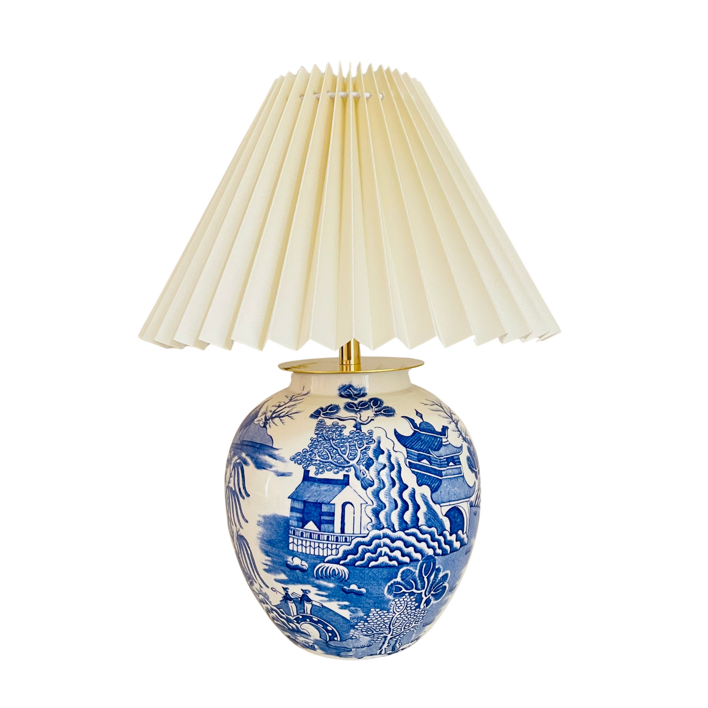 Antique Mason's Willow Lamp