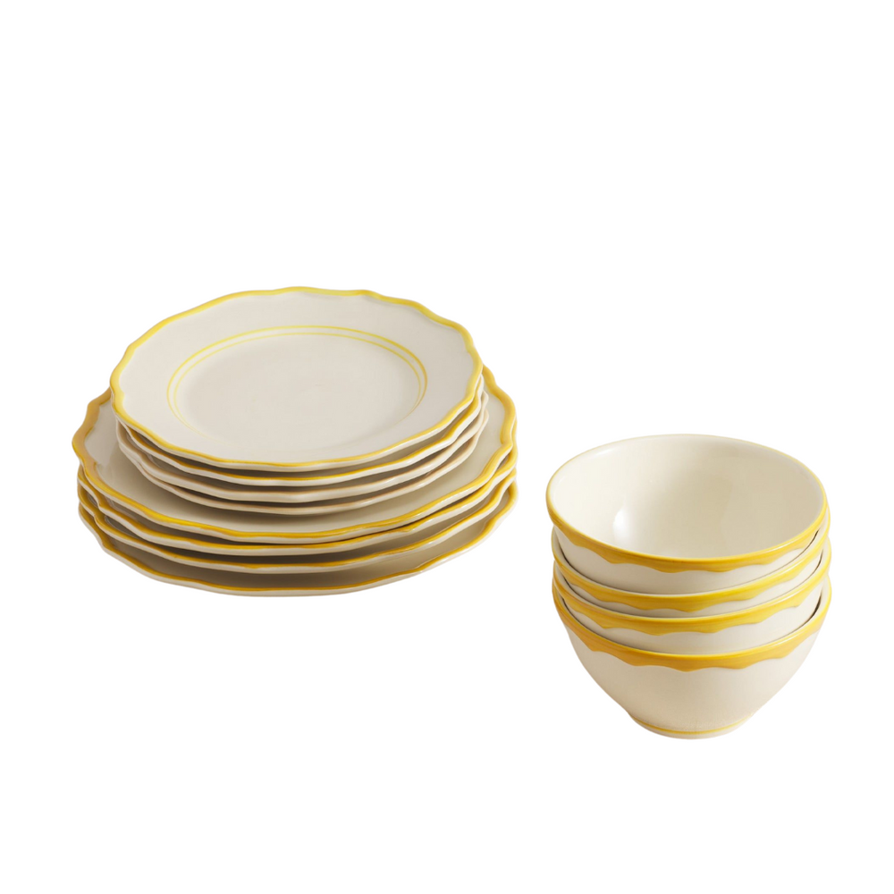 Giovanna 12 Piece Set with Cereal Bowl