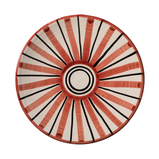 Red Safi Dinner Plate