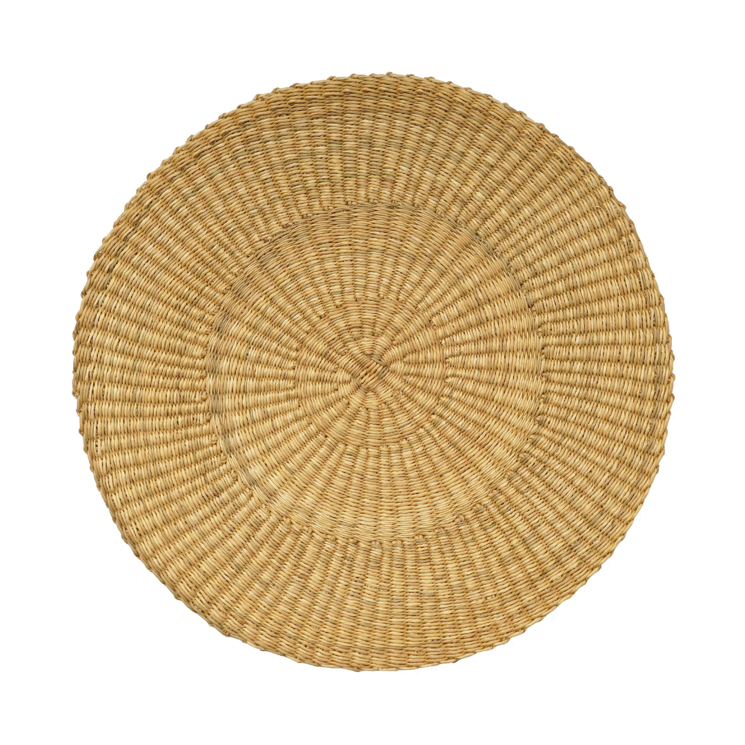 JIRAPA: Natural Woven Circular Placemat