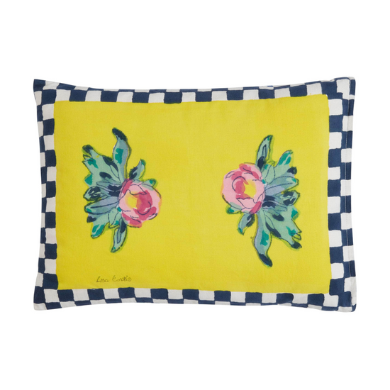 Cotton Cushion | Tiles Yellow