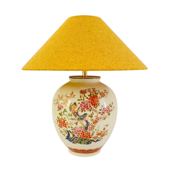 Antique Japanese Bird Lamp