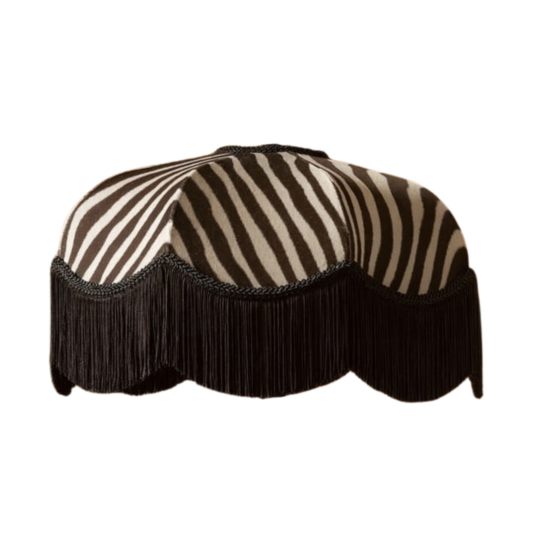 The Black Zebra Lampshade