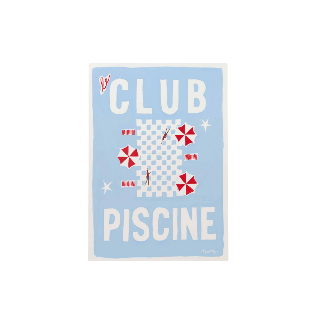 Club Piscine Print